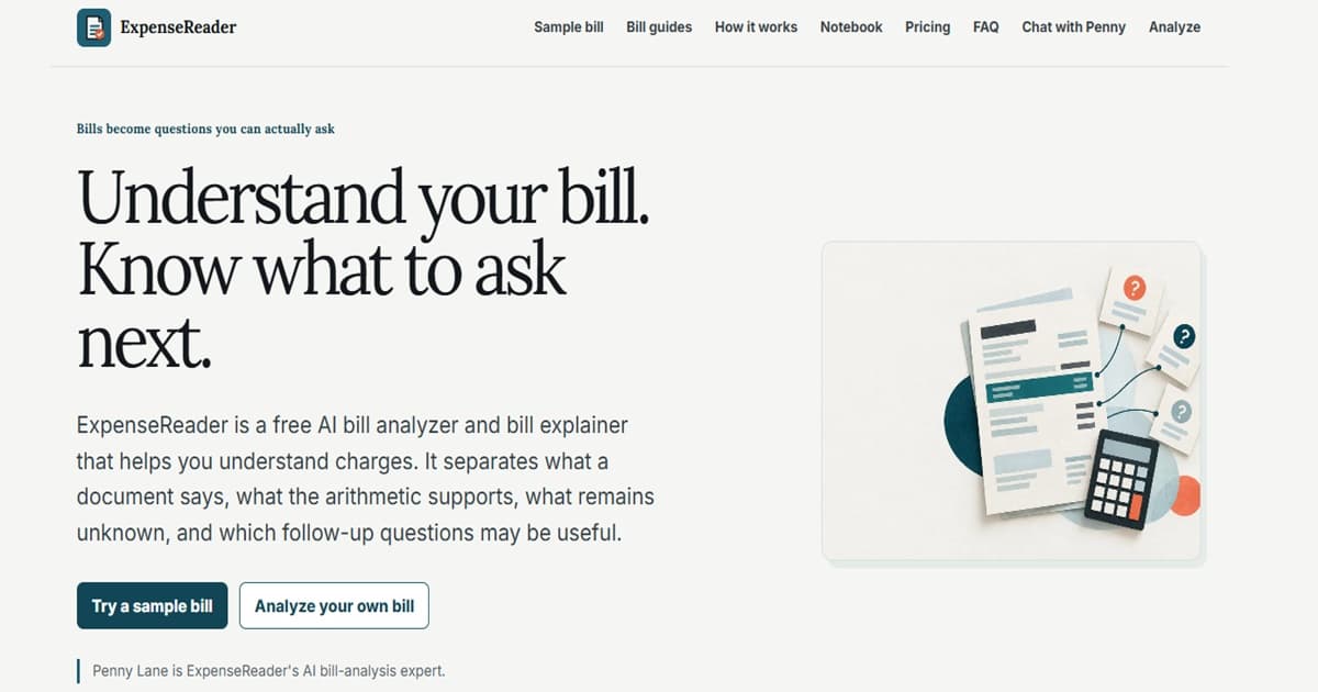 Expense Reader