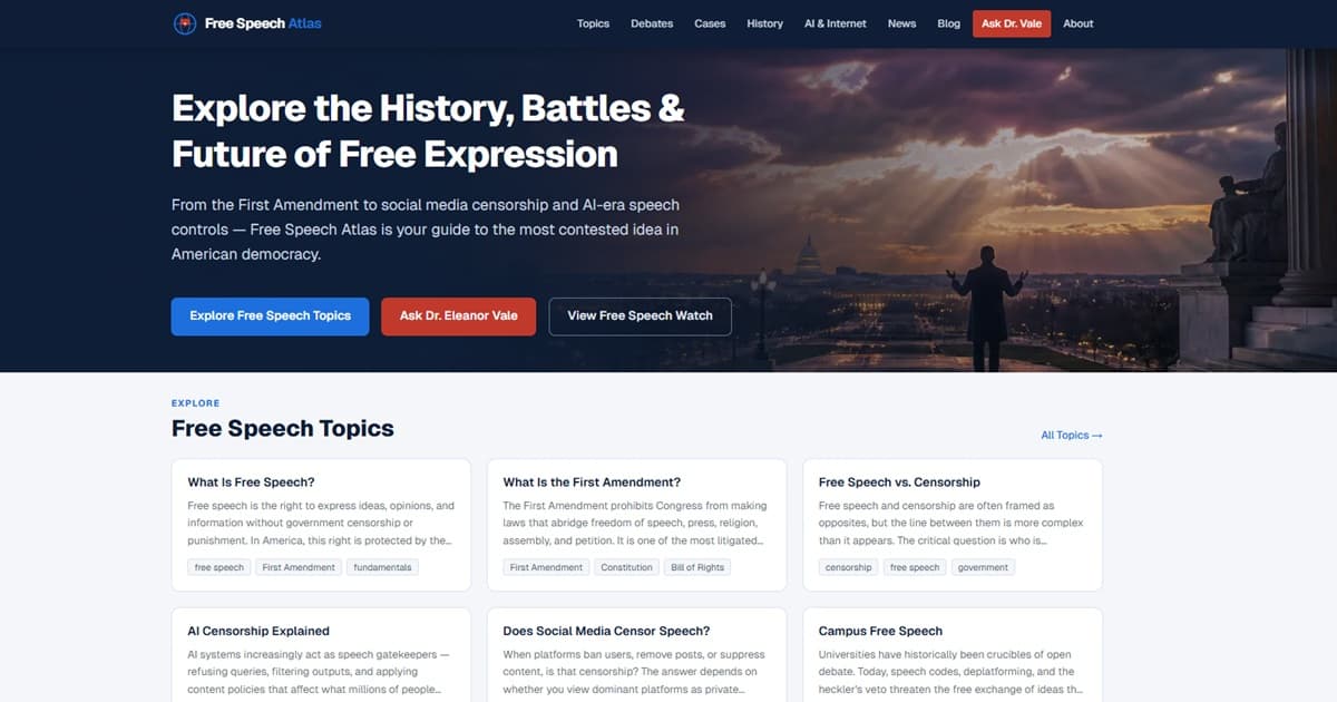 Free Speech Atlas