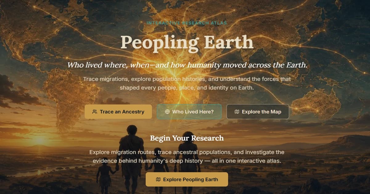Peopling Earth