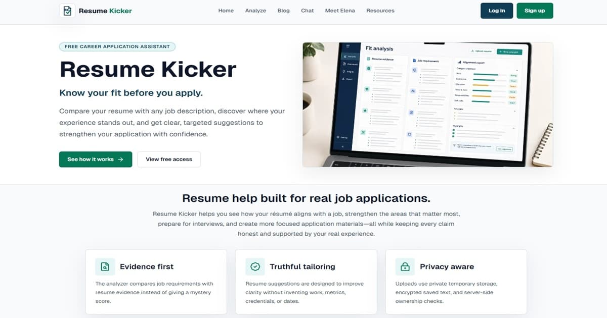 Resume Kicker